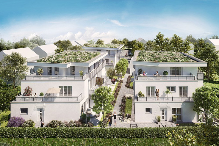 Buy Condominium, Capital investment in Neufahrn bei Freising - Neufahrn Terrassen, Vogelweide 3, 5 und 7