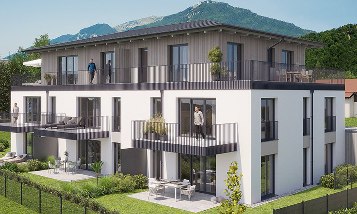 Buy Condominium, Loft apartment, Capital investment, Ground-floor apartment in  - Wohnen an der Ischl, Alte Bundesstraße 60