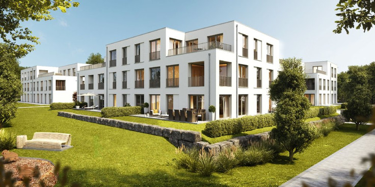 Buy Condominium, Terrace house in Weinstadt - Sonnenpark Weinstadt, Kornblumenweg
