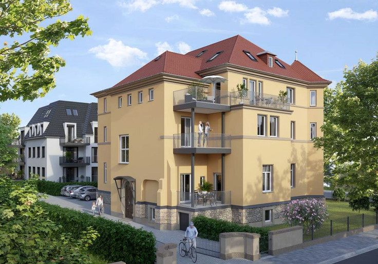 Buy Condominium, Maisonette apartment in Dresden-Blasewitz - Traubestraße / Hofmannstraße, Traubestraße 11 / Hofmannstraße 7, 7a