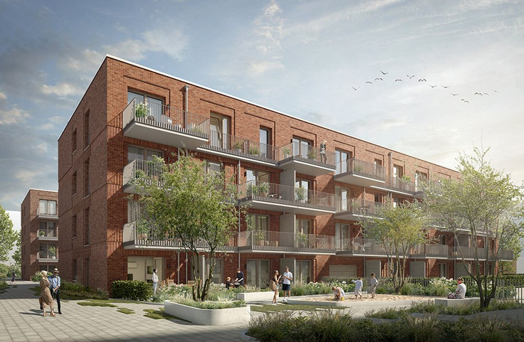 Buy Condominium in Hamburg-Barmbek - Louise, Stuvkamp 20-22