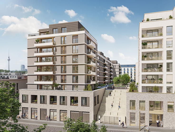Buy Condominium in Berlin-Friedrichshain - PANDION MIDTOWN 4, Pufendorfstraße