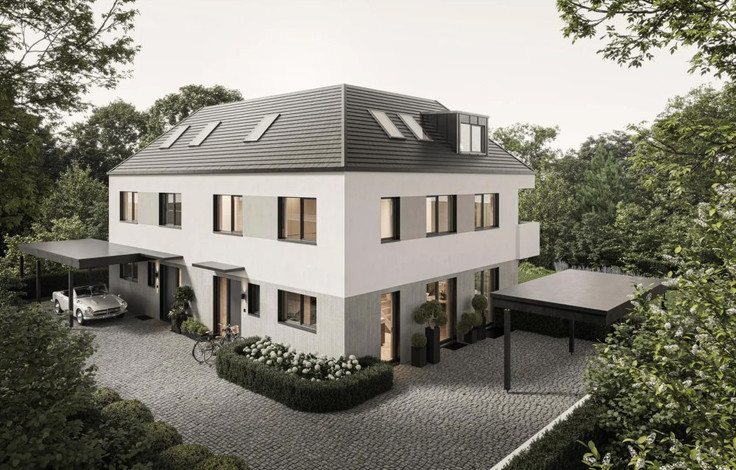 Buy Semi-detached house, House in Neubiberg - Rathausplatz 2a, Rathausplatz 2a