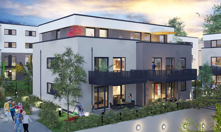 Buy Condominium, Maisonette apartment in Cologne-Bilderstöckchen - St. Monika II, Böblinger Straße 5-15