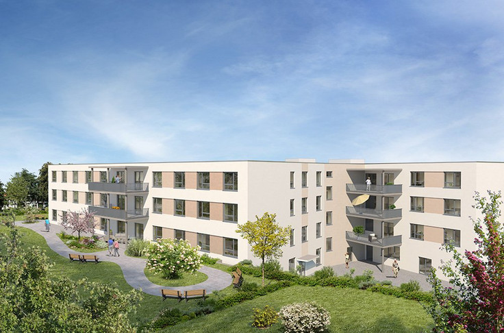 Buy Condominium, Investment property, Capital investment, Care home apartment in Böhmenkirch - Pflege auf der Alb, Kirchstraße 31