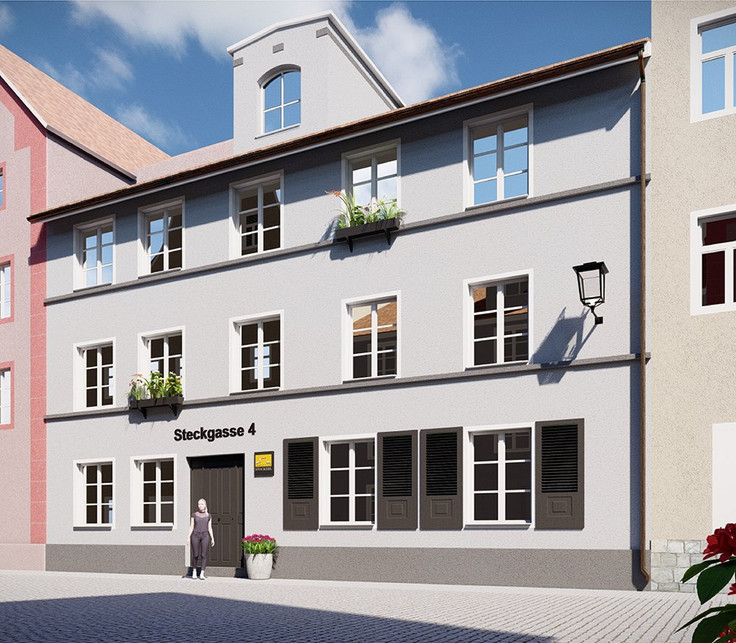 Buy Condominium, Capital investment, Renovation, Heritage-listed tax benefits in Regensburg-Altstadt - Altstadtensemble Steckgasse 4 | Obere Bachgasse 19, Steckgasse 4, Obere Bachgasse 19