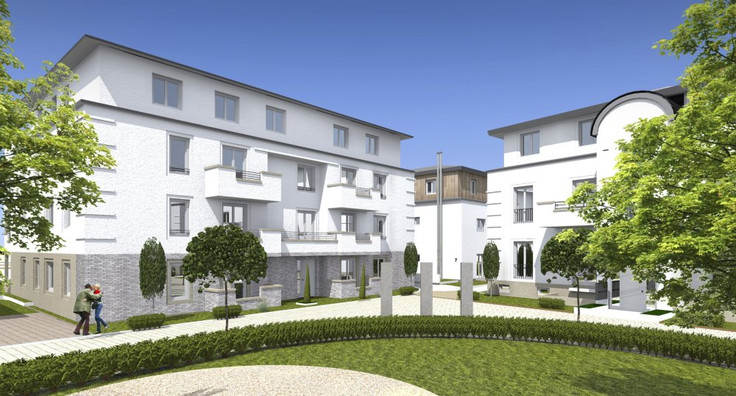 Buy Condominium in Eggenstein-Leopoldshafen - LUISENGARTEN Ambiente, Erna-Hötzel-Straße 5+7