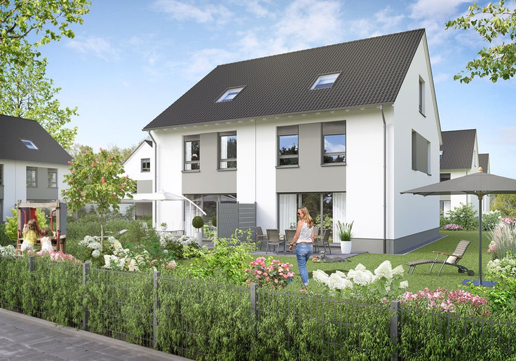 Buy Terrace house, Semi-detached house, House in Duisburg-Wedau - Kalkweg 189-197b, Kalkweg 189-197b