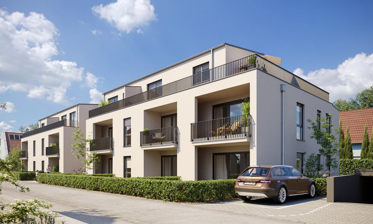 Buy Condominium, Penthouse in Ingolstadt-Mailing - Brunellenstraße 6 und 8, Brunellenstraße 6 und 8