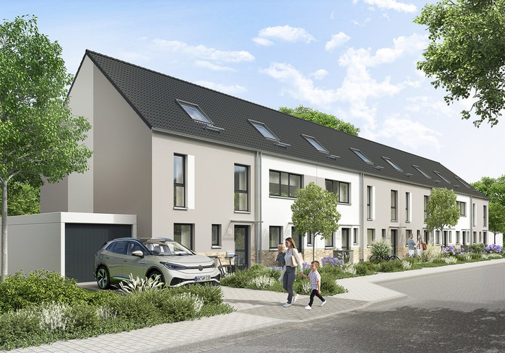 Buy Terrace house, House in Kerpen - Amsterdamer Straße | Wegener Reihenhäuser, Amsterdamer Straße 128-142