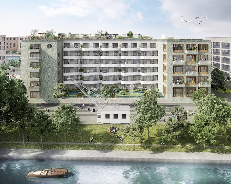 Buy Condominium in Mainz-Neustadt - Havn am Rhein, Inge-Reitz-Straße / An den Rheinwiesen