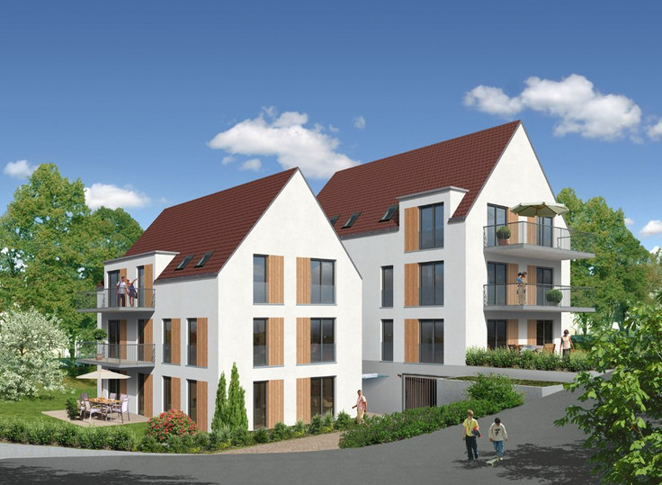Buy Condominium in Herrenberg - Das Turmalin-Haus Mönchberg, Kirchstraße 1