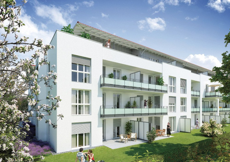Buy Condominium in Unterföhring - Wohnungen Unterföhring II, Brunnbachlweg