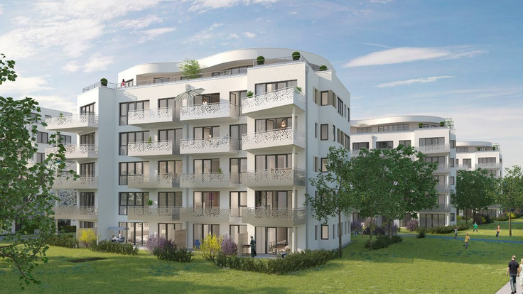 Buy Condominium in Munich-Bogenhausen - Bogenhauser Höfe, Cosima-/gegenüber Taimerhofstraße
