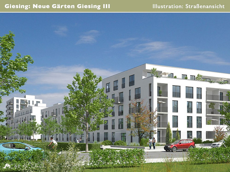 Buy Condominium in Munich-Giesing - Neue Gärten Giesing, Weißenseestraße
