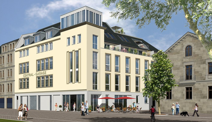 Condominium buy in Fürth : Central Garage, Mathildenstraße 3