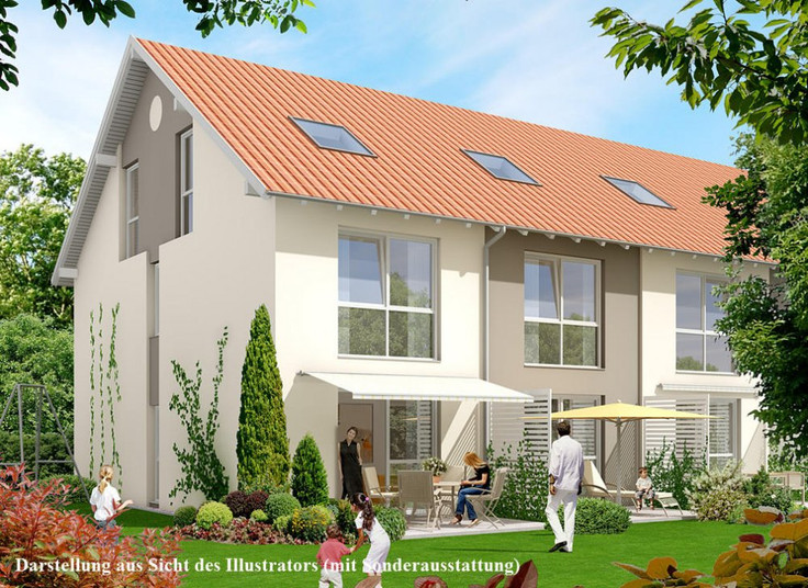 Buy Terrace house, Semi-detached house, Detached house in Glonn - Wohnensemble Glonn, Postanger