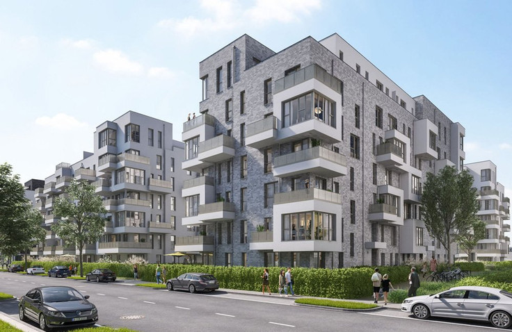 Buy Condominium, Apartment building, Penthouse in Dusseldorf-Grafenberg - Grafental 8. BA, Neumannstraße 6