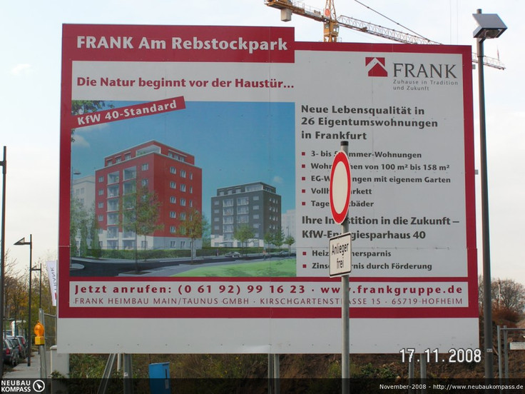 Buy Condominium in Frankfurt am Main-Bockenheim - Eigentumswohnungen am Rebstockpark, Mongolfier-Allee/Käthchen-Paulus/Colsmannstr.