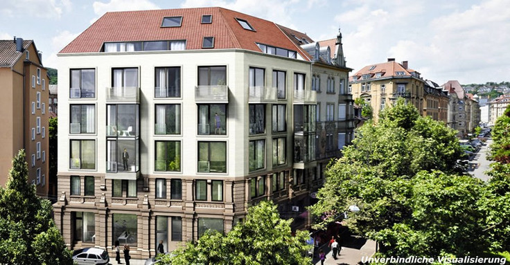 Buy Condominium in Stuttgart-West - Bismarckhaus, Bismarkplatz