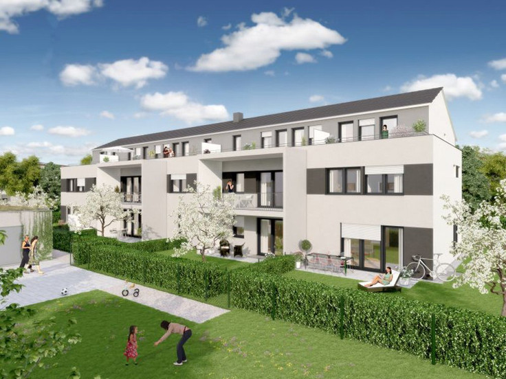 Buy Condominium, Terrace house in Munich-Trudering - Viva - Wohnen im Park, Anton-Geisenhofer-Straße