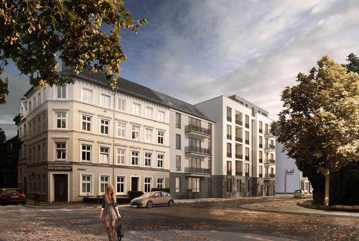 Buy Condominium in Hamburg-Barmbek-Süd - Beim Alten Schützenhof, Beim Alten Schützenhof 10-12