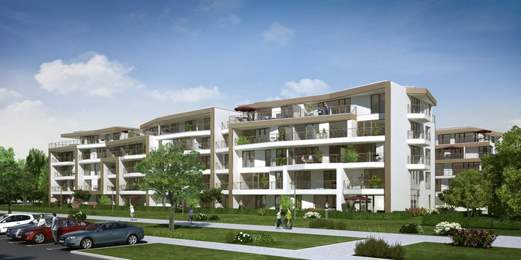 Buy Condominium in Munich-Neuhausen - Hirschpark Terrassen, Wilhelm-Hale-Straße / Birketweg