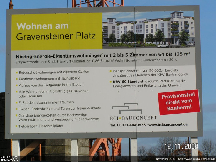 Buy Condominium in Frankfurt am Main-Preungesheim - Wohnen am Gravensteiner Platz, Am Borsdorfer 75 - 79