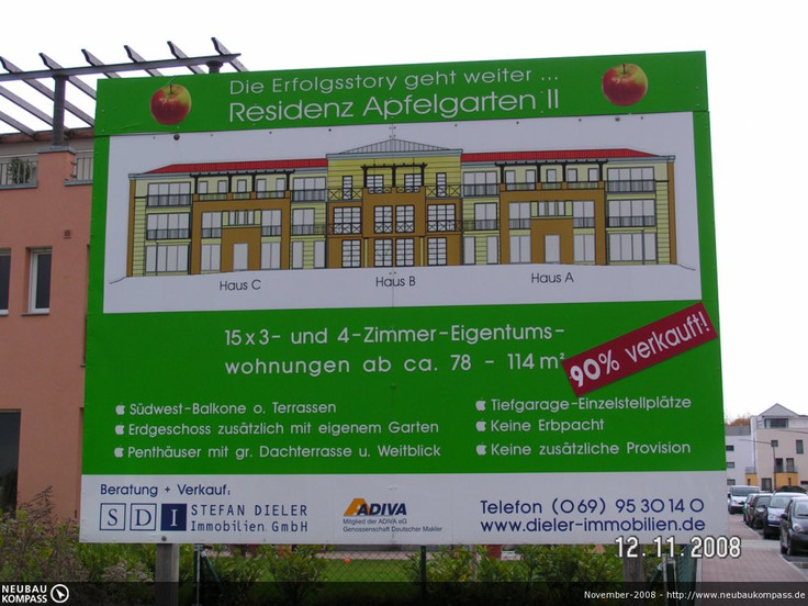 Buy Condominium in Frankfurt am Main-Preungesheim - Residenz Apfelgarten II, Alkmenestraße 39 - 43