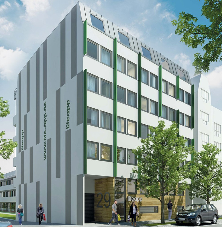 Buy Condominium in Munich-Milbertshofen - life app, Knorrstraße