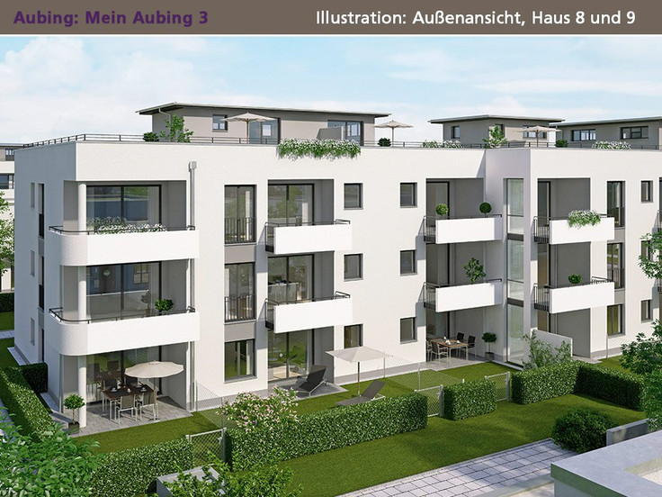 Buy Condominium in Munich-Aubing - Mein Aubing III - Eigentumswohnungen, Aubing-Ost-Straße 66