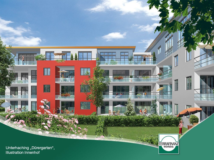 Buy Condominium in Unterhaching - Dürergarten Unterhaching, Albrecht-Dürer-Straße