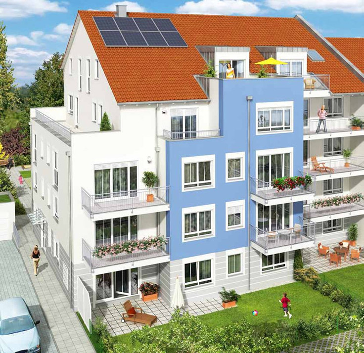 Buy Condominium in Germering - Wohnen Weiss Blau, Ludwigstraße 10