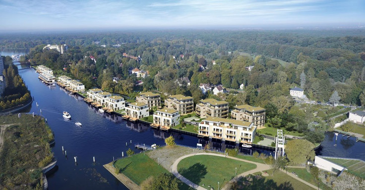 Buy Condominium, Terrace house, Semi-detached house in Berlin-Reinickendorf - Humboldt-Insel, Humboldt-Insel