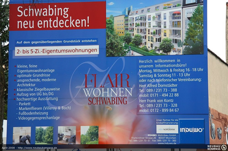 Buy Condominium in Munich-Schwabing - Flair Wohnen Schwabing, Düsseldorfer Straße 22