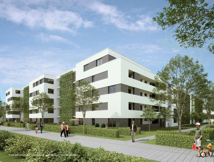 Buy Condominium in Regensburg-Westenviertel - Karree St. Emmeram, Clermont-Ferrand-Allee 30