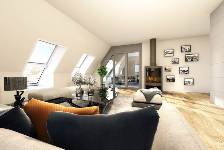 Buy Condominium, Terrace house in Stuttgart-Süd - heusteig living, Heusteig-, Cotta- und Hauptstätter Straße