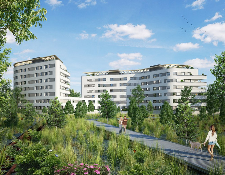 Buy Condominium in Munich-Berg am Laim - Baumkirchen Mitte. 1. Bauabschnitt (WA 1), Baumkirchner Straße 55