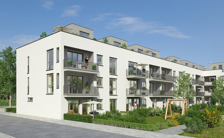Buy Condominium in Munich-Aubing - Mein Aubing - Meine Welt - 2. Bauabschnitt, Aubing-Ost-Straße 66