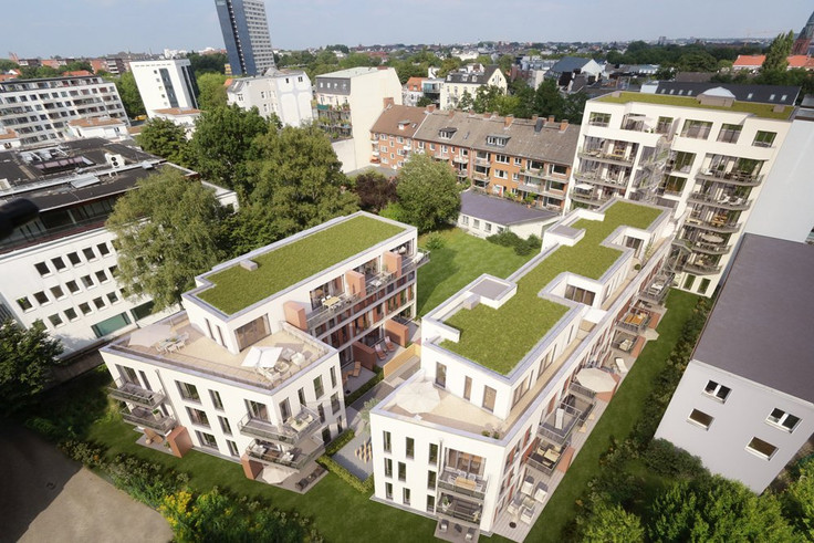 Buy Condominium in Hamburg-Eimsbüttel - Barrio E, Eimsbütteler Chaussee 39-45
