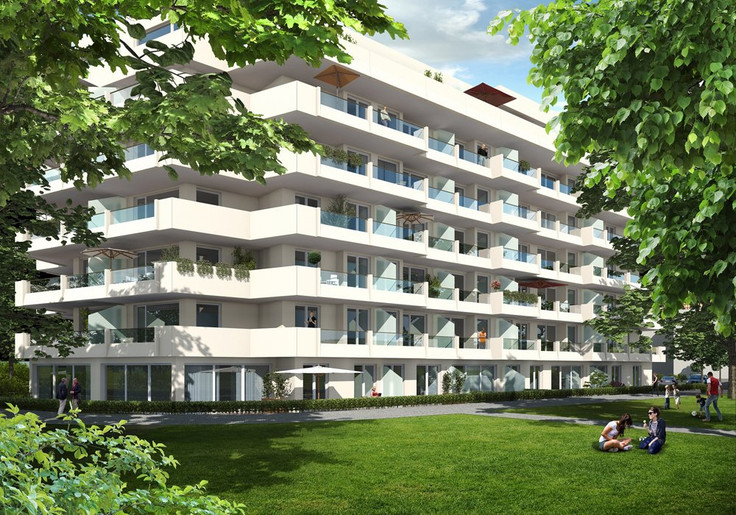 Buy Condominium in Berlin-Reinickendorf - Parkterrassen im Schweizer Viertel, 