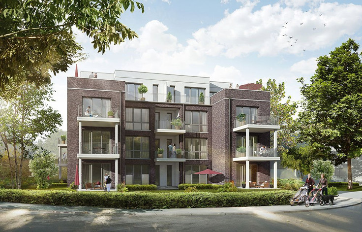Buy Condominium, City villa in Reinbek - Holländisches Viertel: Eigentumswohnungen, Fontanestraße