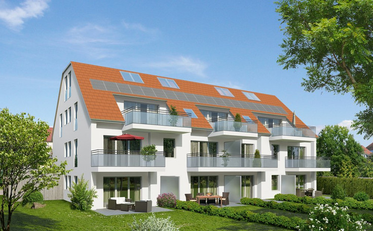 Buy Condominium in Munich-Solln - HOFBRUNNGÄRTEN, 
