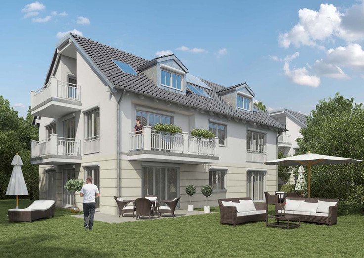 Buy Condominium in Vaterstetten-Baldham - Villenensemble Baldham, Dahlienstraße / Ecke Alpenrosenstraße
