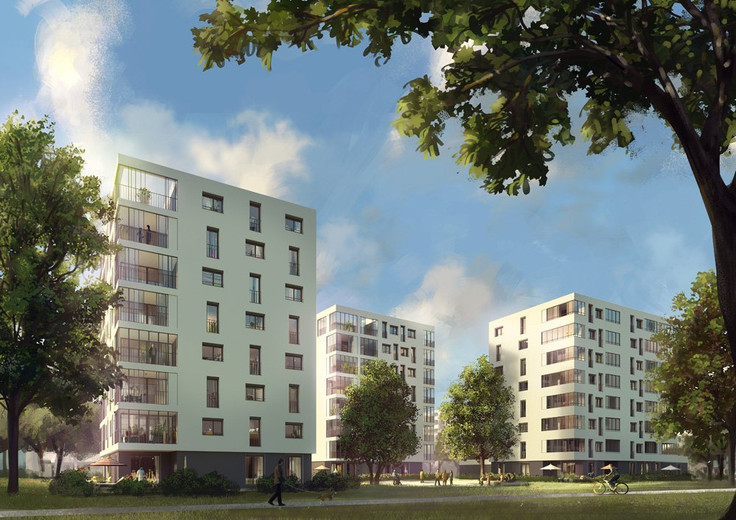 Buy Condominium in Munich-Ramersdorf - PATRIZIA Bachquartier, Nawiaskystraße 28