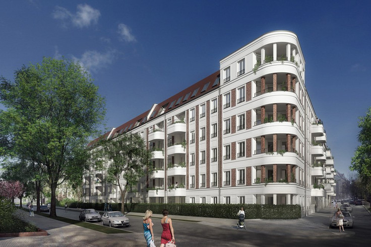 Buy Condominium in Berlin-Weißensee - Kiezwohnen im Komponistenviertel, Meyerbeerstraße 10-12-14, Gürtelstr. 7-9