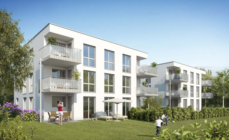 Buy Condominium in Holzgerlingen - Stilvoll Wohnen -Eigentumswohznungen Holzgerlingen, Werastraße 8 und 10