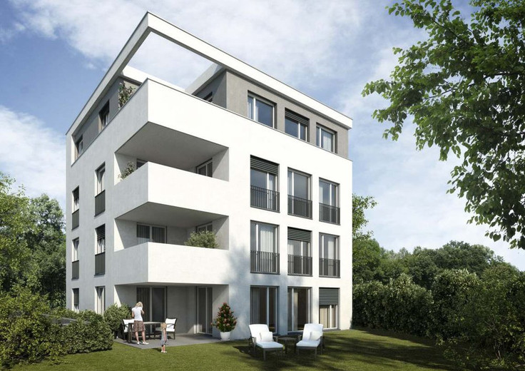 Buy Condominium in Remseck-Pattonville - Bauhaus Architektur Pattonville, John-F.-Kennedy-Allee 18