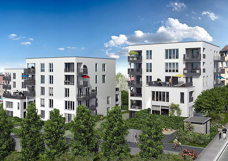 Buy Condominium in Stuttgart-Feuerbach - Stadtleben am Roser, 