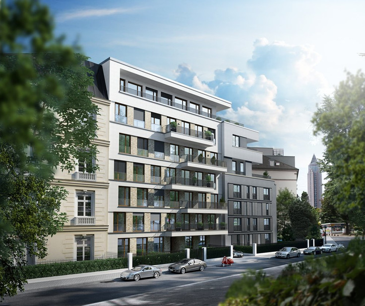 Buy Condominium in Frankfurt am Main-Westend-Süd - Linné - Eigentumswohnungen am Westendplatz, Rüsterstraße 13